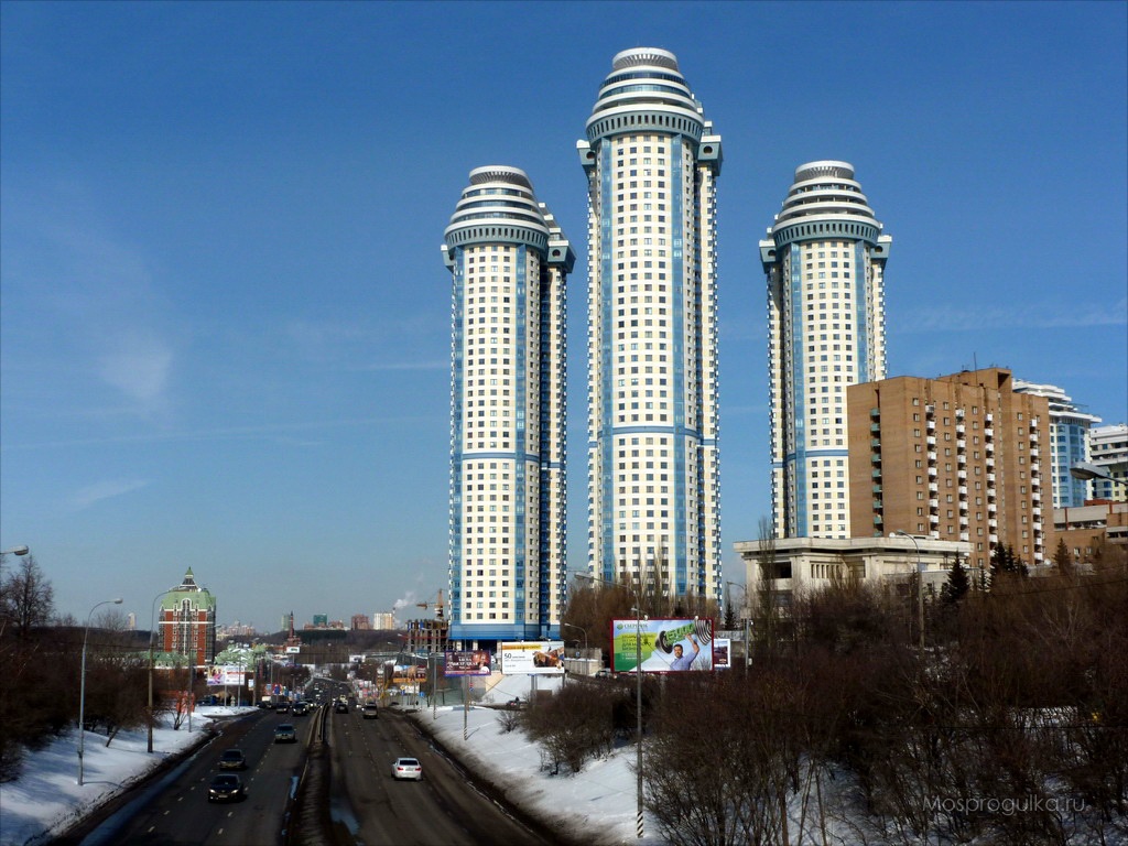 Самые высокие здания Москвы: ЖК "Воробьёвы горы"