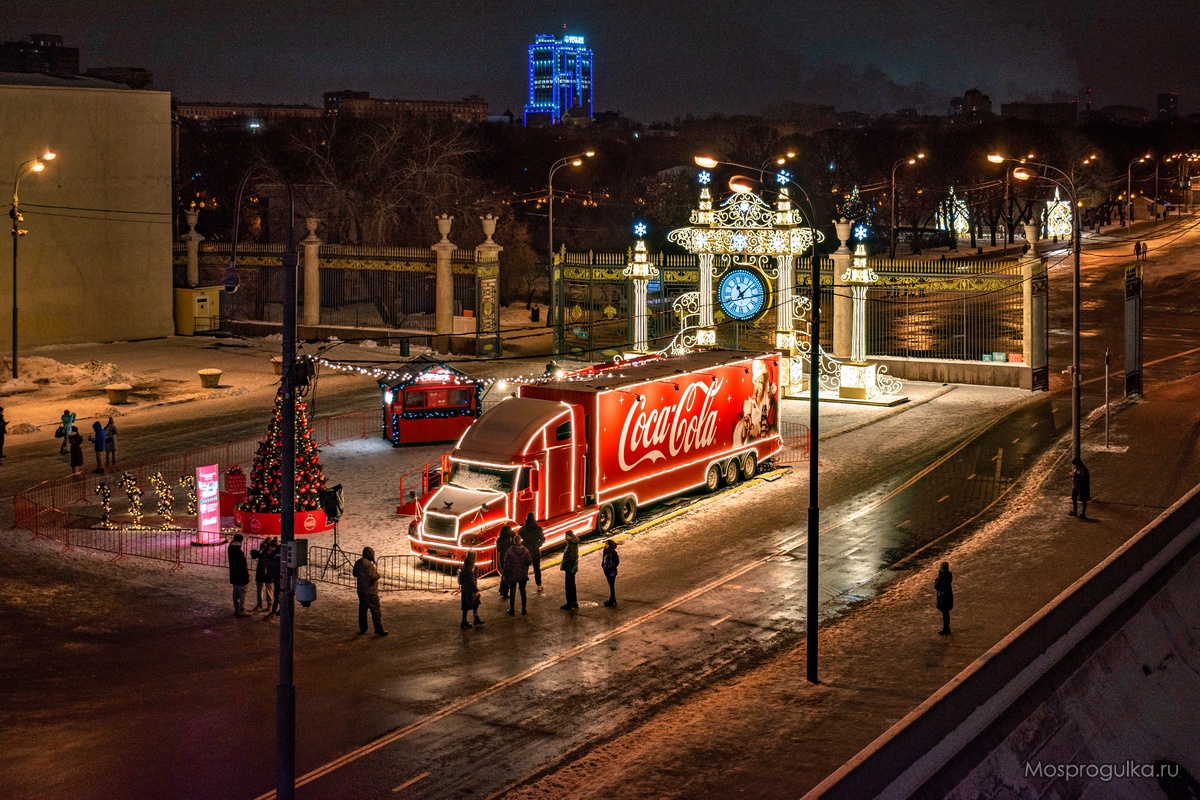 Караван Кока-Кола в Москве