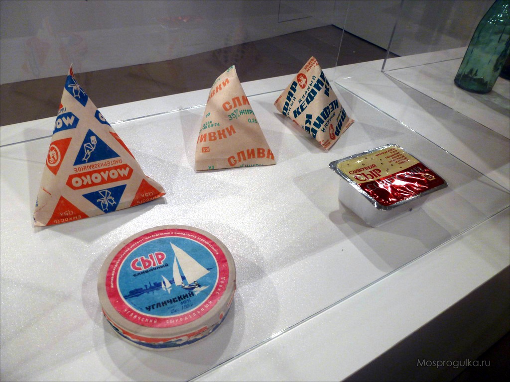 Дизайн упаковки. Сделано в России: советские пакеты для молока, кефира и сливок, упаковки для сыров