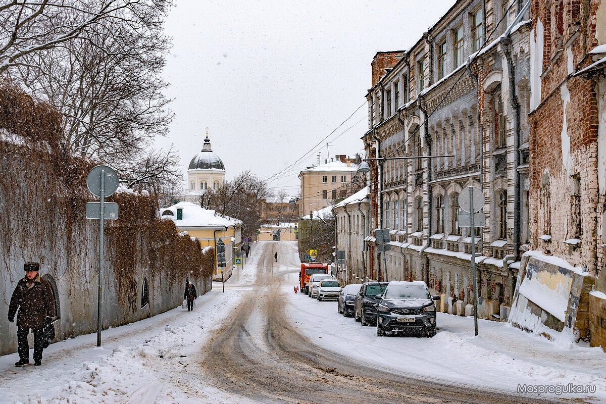 Хохловский переулок, Ивановская горка зимой
