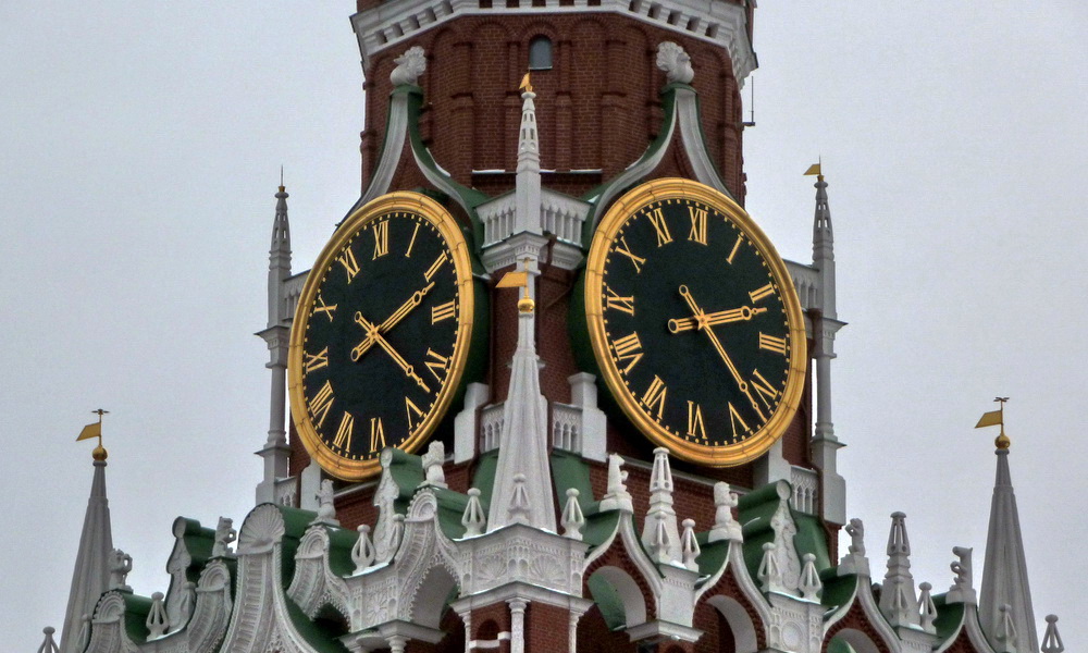Часы на Спасской башне - Кремлёвские куранты