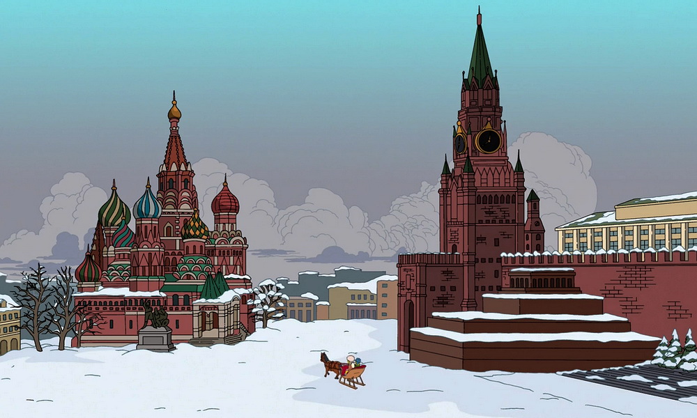 Москва в мультсериале "Симпсоны"