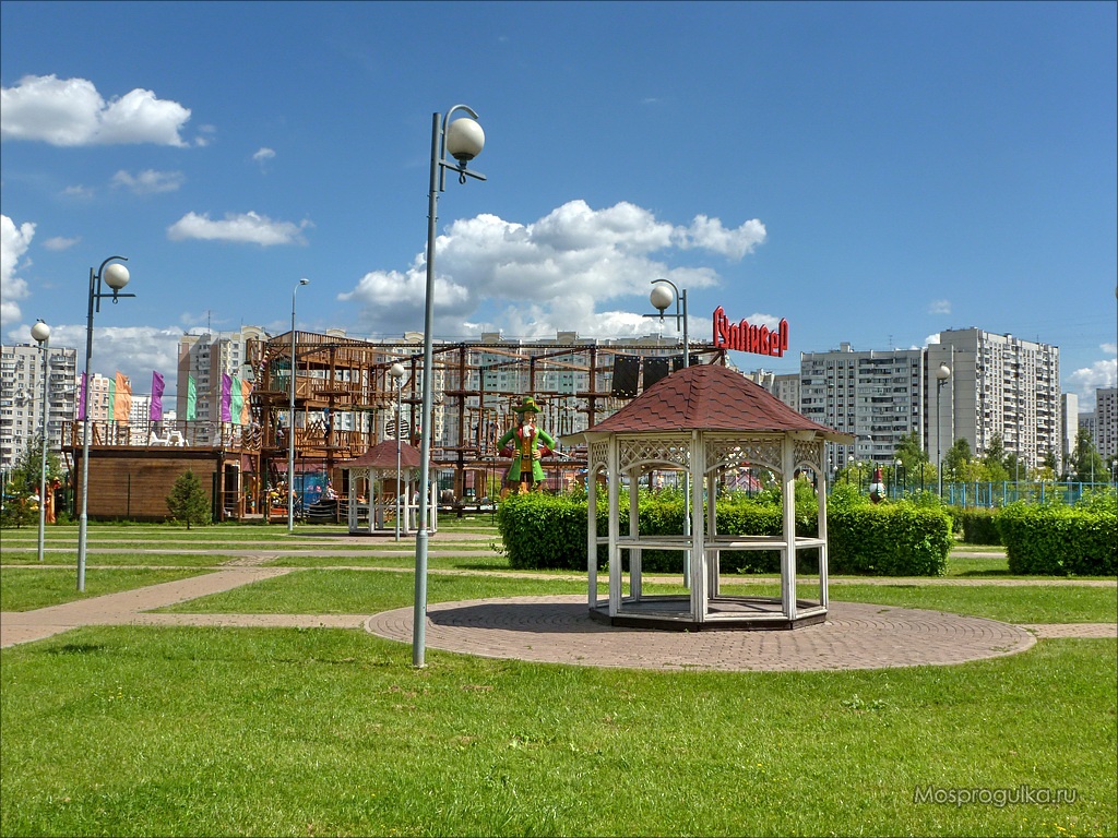 Верёвочный парк Гулливер в парке имени Артёма Боровика