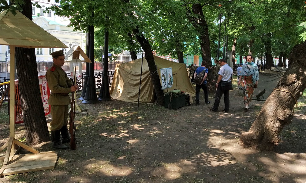 "Времена и эпохи" 2019: "Будни Великой войны 1916" на Гоголевском бульваре