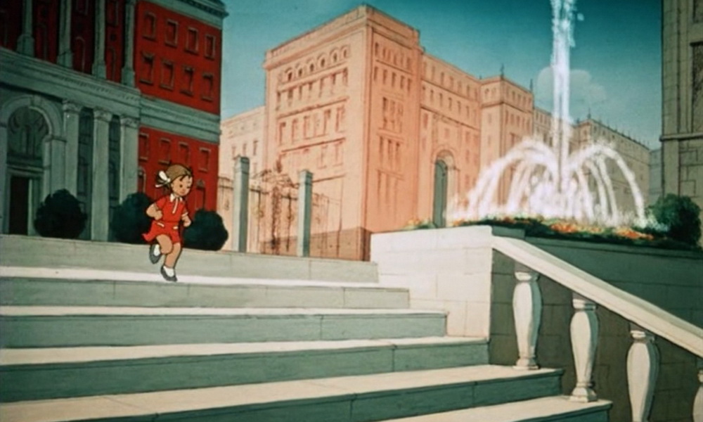 Москва в мультфильме "Цветик-семицветик"