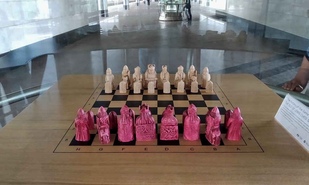 Выставка шахмат на "Воробьёвых горах"